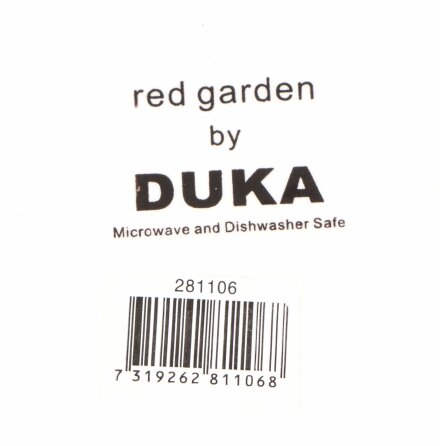 Duka - Red Garden - Stor skl i keramik 