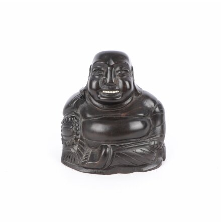 Liten Buddhafigur i tr