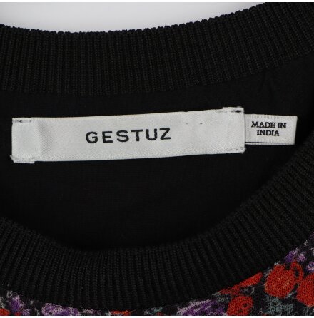 Gestuz - Blus med puffrm - stl. 36