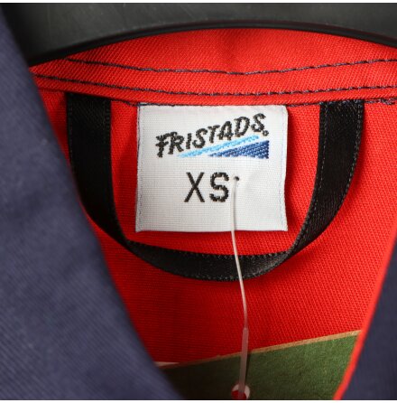 Fristads - Skjorta bl &amp; rd - Arbetsklder - stl. XS