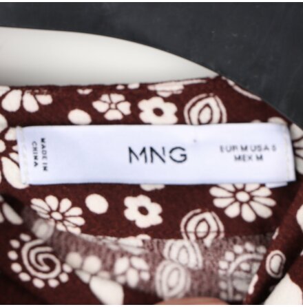 Mango MNG - Flowy blommig klnning - stl. M