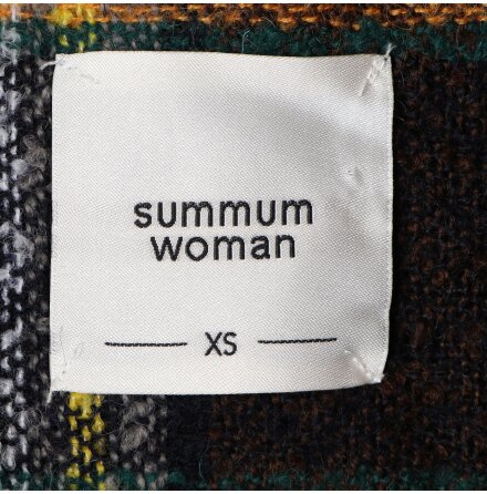 Summum Woman - Flerfrgad lng bodywarmer/vst i ullmix - stl. XS