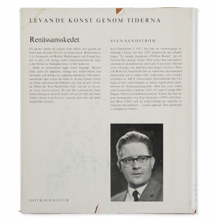 Sven Sandstrm - Ragnar Josephson - Levande Konst Genom Tiderna Renssansskedet - Samhlle &amp; Historia