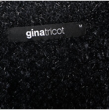 Gina Tricot - Glittrig svart kofta - stl. M