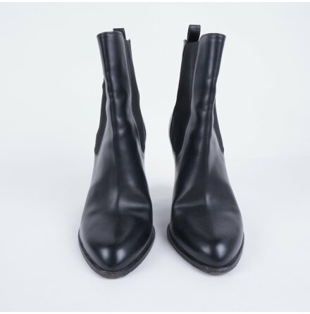 Sergio Rossi - Svarta hga boots - stl. 40