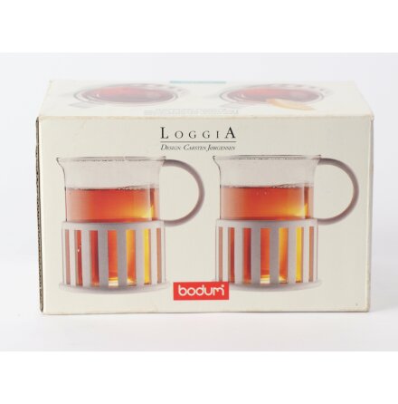  Bodum - design Carsten Jørgensen - Loggia té/kaffeglas - 30 cl - 2 st 