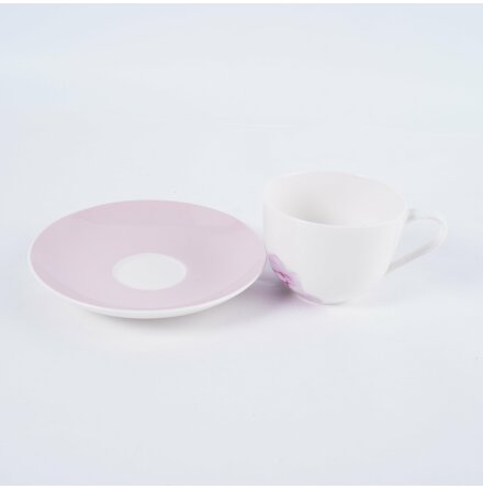 Villeroy &amp; Boch - Rose Garden - Kopp med fat - 1st