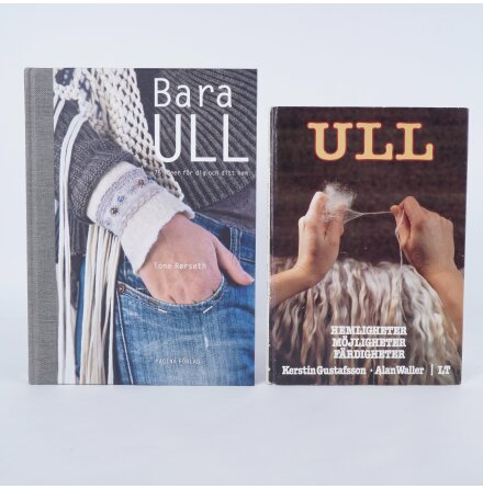 Bokpaket Ull - Kerstin Gustafsson, Alan Waller, Tone Rorseth - Ull, Bara Ull - 2st - Hobby &amp; Fritid 