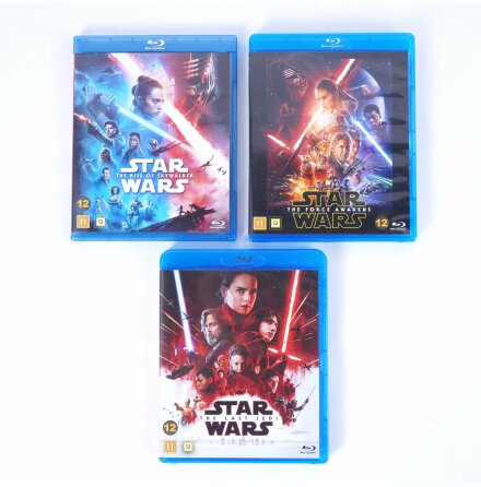 Blu-ray - Star Wars Trilogi - The Force Awakens &amp; The Last Jedi &amp; The Rise of Skywalker - 6st