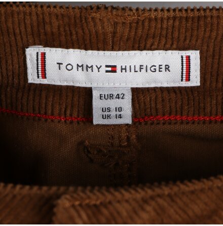 Tommy Hilfiger - Brun minikjol i Manchester - stl. 42