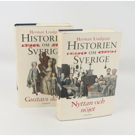 Bokpaket - Historien om Sverige del 5-6 - Herman Lindqvist - Samhlle &amp; Historia 