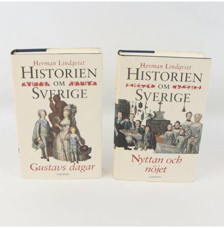 Bokpaket - Historien om Sverige del 5-6 - Herman Lindqvist - Samhlle &amp; Historia 