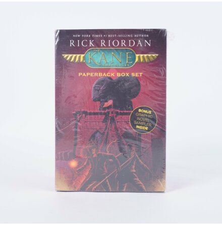 Rick Riordan - The Kane Chronicles - Paperback box set - 3st bcker + bonusprov av den grafiska romananpassningen av &quot;The Red Pyramid&quot;