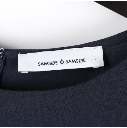 Samsoe &amp; Samsoe - Mrkbl blus med klockade rmar- stl.M