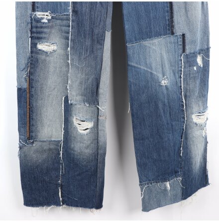 REMAKE STHLM - PATCHAD DENIM BYXA