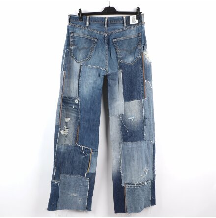 REMAKE STHLM - PATCHAD DENIM BYXA