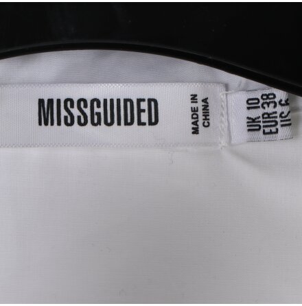 Missguided - Vit skjorta - stl. 38