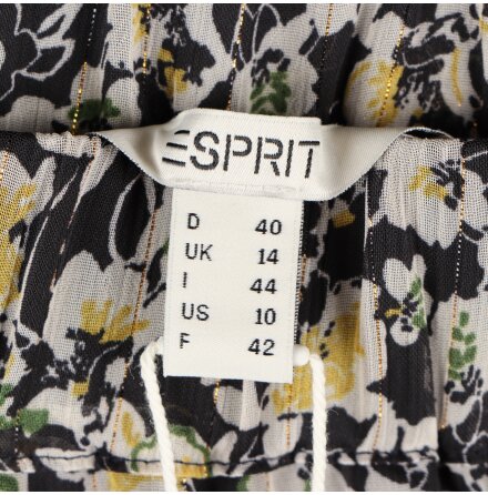 Esprit - Blommig kjol - stl 40