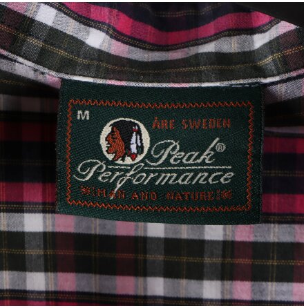 Peak Performance - Rutig skjorta - stl. M