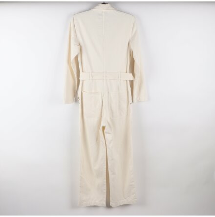 &amp; Other Stories - Off white Jumpsuit med skrp i midjan- stl. 38