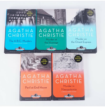 Agatha Christie - Bokpaket - 5 Bcker - Engelska - Sknlitteratur &amp; Deckare