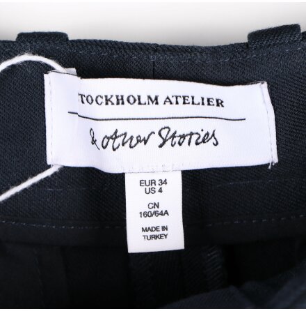 &amp; Other Stories - Kostymbyxor med stretch - Organic Cotton Blend - stl. EU 34 