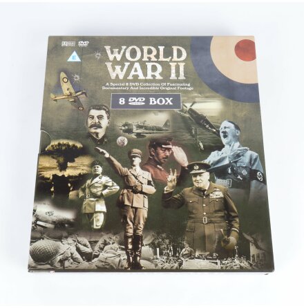 DVD-Box - World War 2 - 8st Dokumentrer om andra vrldskriget - 8st DVD