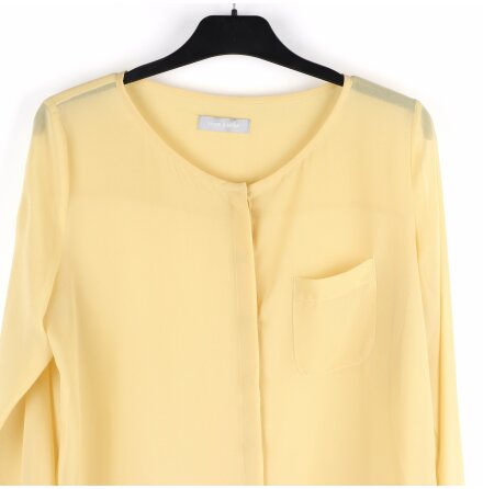 Samsoe &amp; Samsoe - Tunn see-through blus med brstficka - stl. M