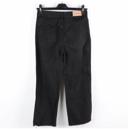 Rodebjer - Svarta jeans med fransiga ben - Farrah - Stl. 29