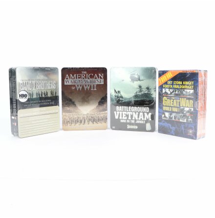 DVD-paket - 23st DVD - Band of Brothers, Vietnam, WWII &amp; The Great War