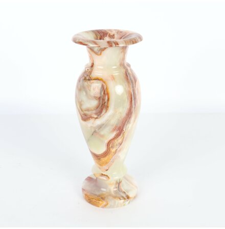 Blomvas i Onyx marmor - Hjd: 20cm