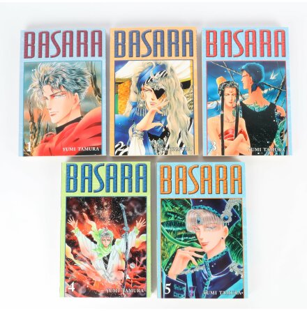Manga Paket - Basara Volym 1-5 - Yumi Tamura - Serier &amp; Grafiska Noveller