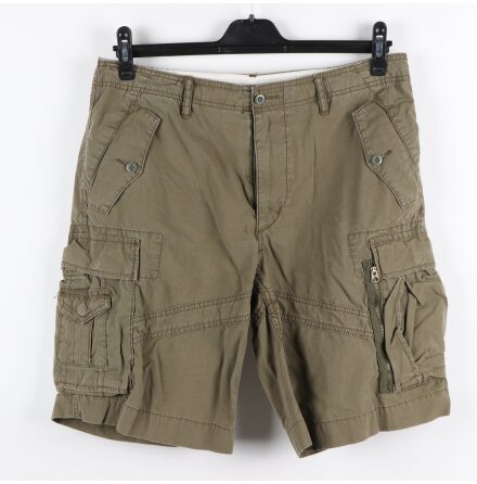 Polo Ralph Lauren - Khakigrna shorts med 8st fickor - Reloved - stl.34