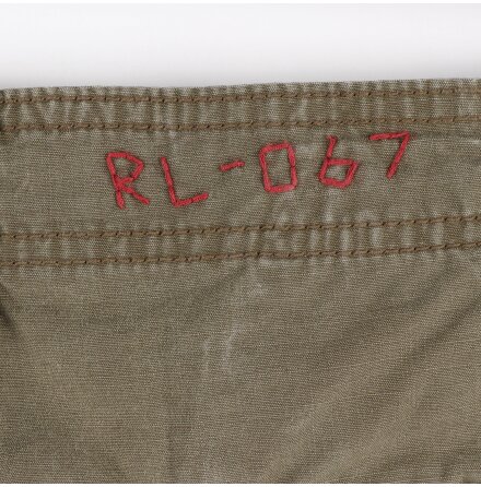 Polo Ralph Lauren - Khakigrna shorts med 8st fickor - Reloved - stl.34