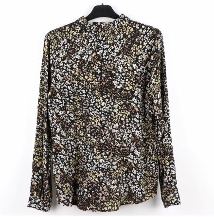 Ichi - Lngrmad blus med blommor - stl. 38