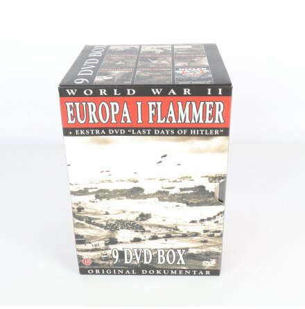 DVD-Box - World war 2 - Europa i flammer - 9st skivor