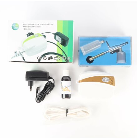 Airbrush Makeup &amp; Tanning System - Mini Airbrush Compressor - Model:TG216