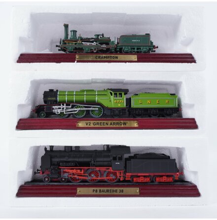 Tgmodeller - 3st - Crampton, V2 &#39;Green Arrow&#39;, och P8 Baureihe 38
