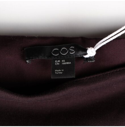 COS - Aubergine/Lila klnning - Stl. XS