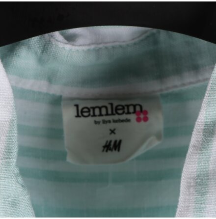 H&amp;M - lemlem by Liya Kebede - Randig linneskjorta - stl.XS