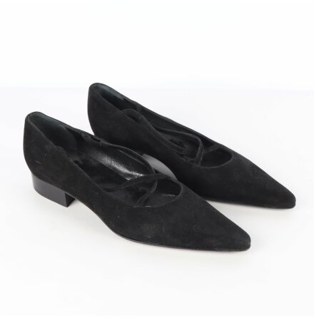 Rizzo - Vero Cuoio - Svarta skor med lg klack - stl.38