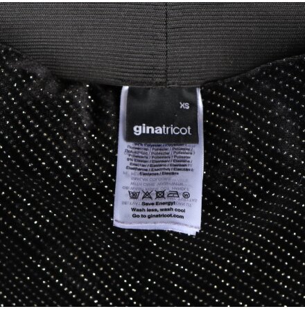 Gina tricot - Glittriga leggings - stl. XS