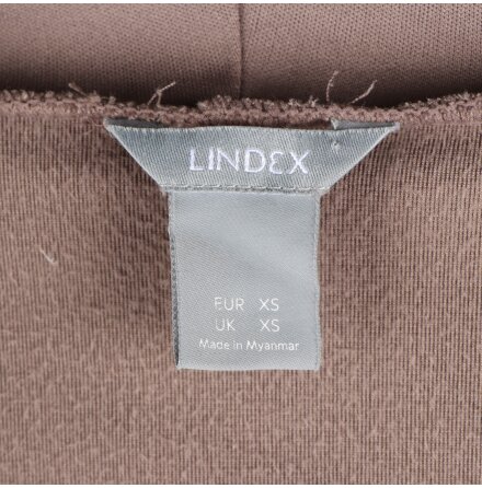 Lindex - Velourtrja med luva - stl.XS