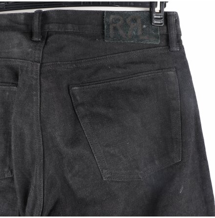 Ralph Lauren - Double RL - Svarta slim fit jeans - stl.32/32