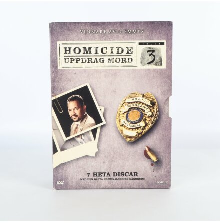 DVD-Box - Homicide - Uppdrag mord - Volym 3 - 7st DVD
