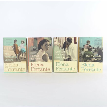 Bokpaket - Elena Ferrante - Del 1-4 om Elena &amp; Lila - Sknlitteratur &amp; Deckare