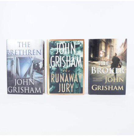 3 Thrillers av John Grisham - The Broker, - The Runaway Jury - The Brethren - Sknlitteratur &amp; Deckare