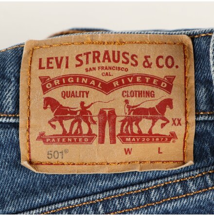 Levi&#39;s - 501&#39;s Jeans - Midjemtt: 70cm 