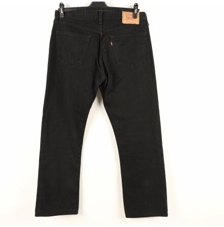 Levi&#39;s - Svarta Jeans 555 02 - Straight Legs - stl. W36/L34