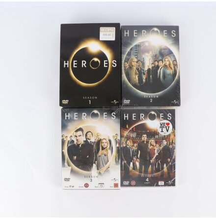 DVD-Paket - Heroes - Kompletta Ssonger 1-4 - 3st Oppnade - 22 skivor